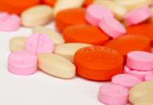 orange pink pills