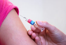 Flu shot injection