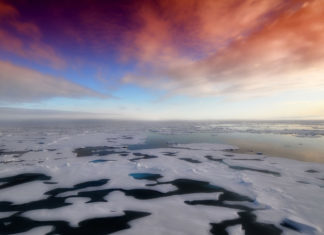 melting Arctic ice