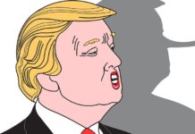 Trump pinnochio nose