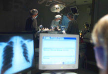 surgeons in theatre